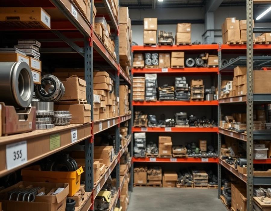 Magazzino di forniture tecniche industriali